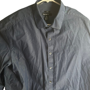 Bar III‎ Mens Regular Fit Stretch Medallion Dress sz XL 17 1/2